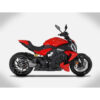 ECHAPPEMENT ZARD MAKO INOX PARE CHALEUR CARBONE DUCATI DIAVEL V4