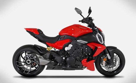 ECHAPPEMENT ZARD MAKO INOX PARE CHALEUR CARBONE DUCATI DIAVEL V4