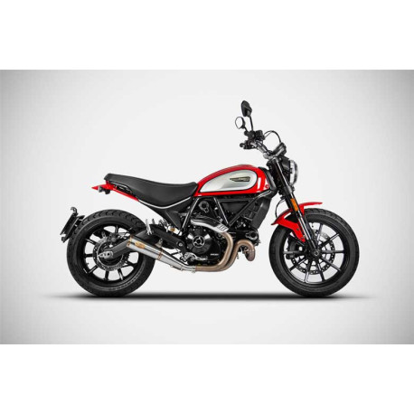 Echappement Zuma inox Ducati scrambler 800 Zard