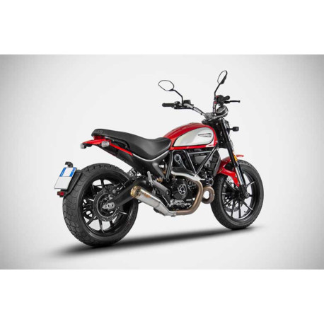 Echappement Zuma inox Ducati scrambler 800 Zard