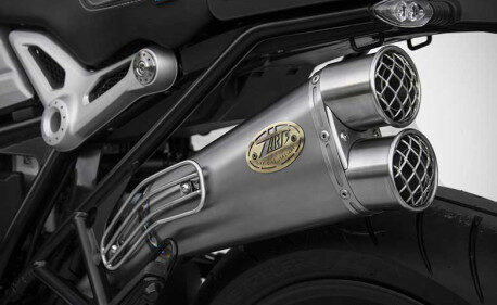 Echappements inox BMW R Nine T version haute limited Zard