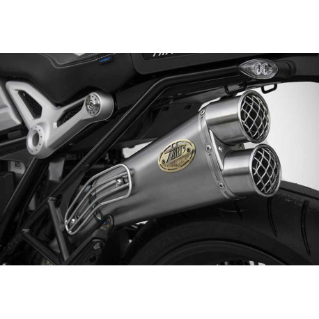 Echappements inox BMW R Nine T version haute limited Zard