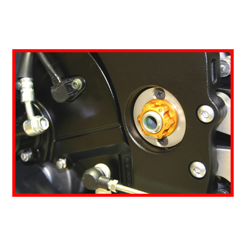 ECROU COLONNE DE DIRECTION / ROUE ARRIERE EVOTECH SUZUKI - YAMAHA