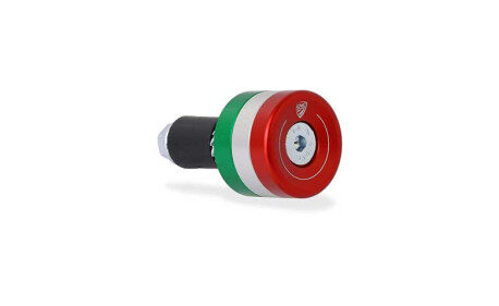 EMBOUT DE GUIDON CNC RACING TRICOLORE (unitaire)