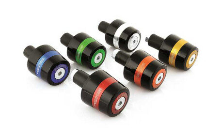 Embouts de guidon Accossato avec insert coloré adapté aux guidons diam. De 12 mm