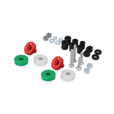 EMBOUTS DE GUIDON CNC RACING TRICOLORE