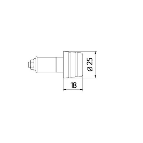 EMBOUTS DE GUIDON STABILISATEURS DUCATI ET MV AGUSTA