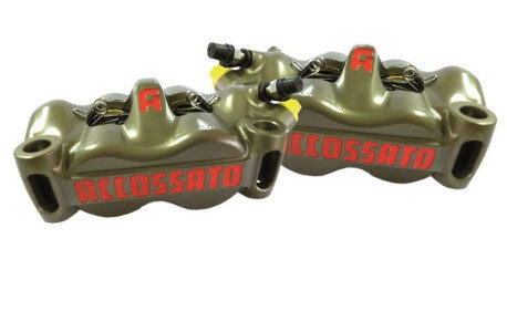 ETRIER CNC MONOBLOC PISTONS TITANE ENTRAXE 100