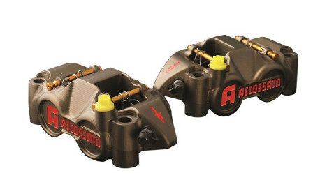 ETRIER CNC MONOBLOC PISTONS TITANE ENTRAXE 108