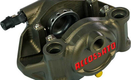 Etrier de frein arrière radial aluminium taillé masse monoblock entraxe 60 mm