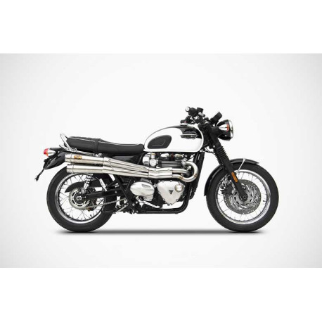 FLANC LATERAL GAUCHE ALUMINIUM BROSSE TRIUMPH BONNEVILLE T120