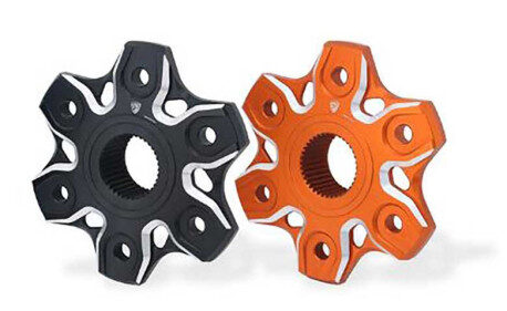 FLASQUE PORTE COURONNE CNC RACING KTM