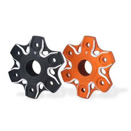 FLASQUE PORTE COURONNE CNC RACING KTM