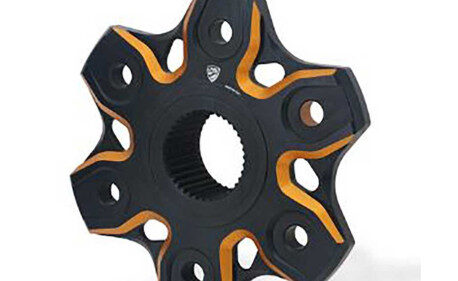 FLASQUE PORTE COURONNE CNC RACING KTM