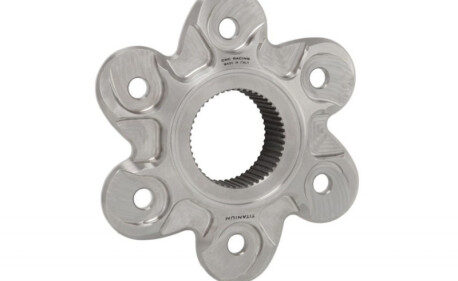 FLASQUE PORTE COURONNE TITANE 6 TROUS