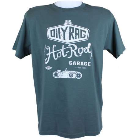 HOT ROD GARAGE OILY RAG TEE SHIRT