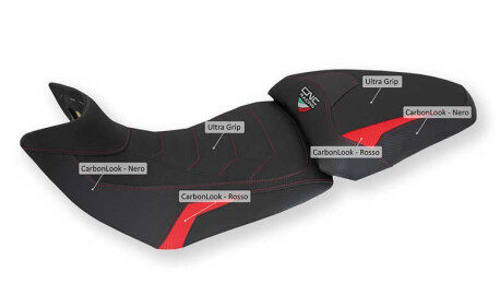 HOUSSE DE SELLE CNC  DUCATI MULTISTRADA