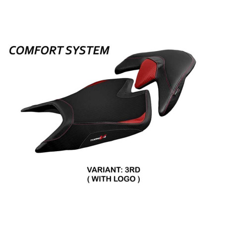 HOUSSE DE SELLE COMPATIBLE APRILIA TUONO V4 (21-22) MODÈLE ZUERA