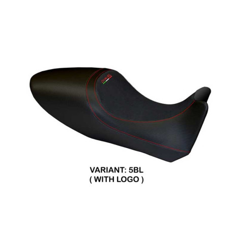 HOUSSE DE SELLE COMPATIBLE  DUCATI DIAVEL (11-13) MODÈLE AREZZO CARBON COLOR
