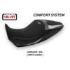 HOUSSE DE SELLE COMPATIBLE DUCATI DIAVEL 1260 (19-22) MODÈLE SARANDA 1 VELVET