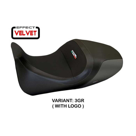 HOUSSE DE SELLE COMPATIBLE  DUCATI DIAVEL (14-18) IMOLA 1 MODÈLE VELVET