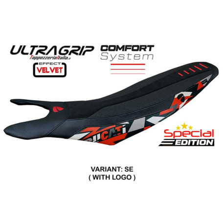 HOUSSE DE SELLE COMPATIBLE DUCATI HYPERMOTARD 698 MONO (2024) MODÈLE CAIROLI