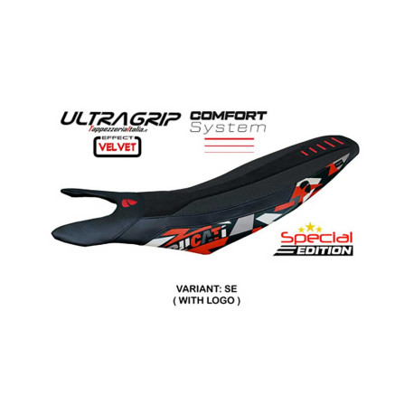 HOUSSE DE SELLE COMPATIBLE DUCATI HYPERMOTARD 698 MONO (2024) MODÈLE CAIROLI SPE