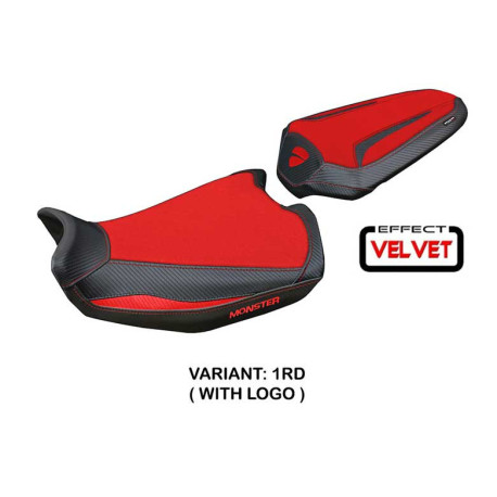 HOUSSE DE SELLE COMPATIBLE DUCATI MONSTER 937/950 21-23 MODÈLE LINOSA VELVET
