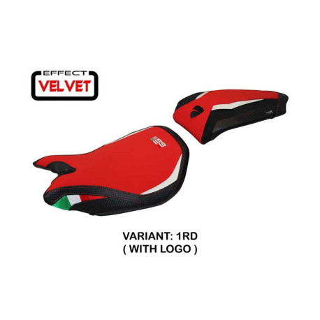 HOUSSE DE SELLE COMPATIBLE  DUCATI PANIGALE 1199 (11-15) MODÈLE PARIS VELVET