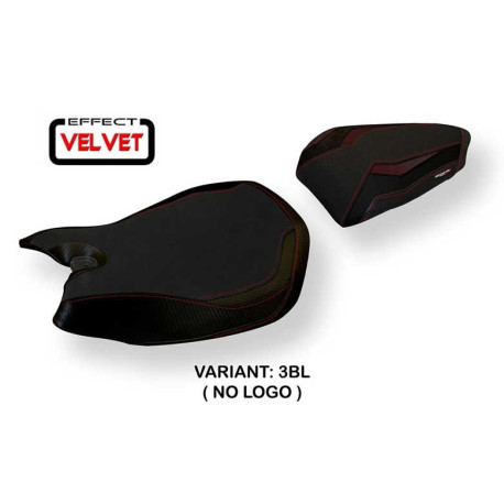 HOUSSE DE SELLE COMPATIBLE  DUCATI PANIGALE 1299 (15-18) MODÈLE JARVAN VELVET