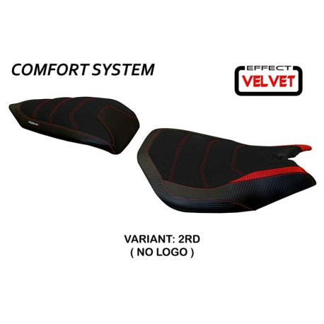 HOUSSE DE SELLE COMPATIBLE  DUCATI PANIGALE 899 (13-15) MODÈLE LEIDEN VELVET