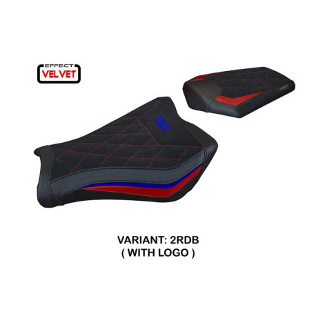 HOUSSE DE SELLE COMPATIBLE HONDA CBR 1000 RR (08-16) MODÈLE JANELA VELVET