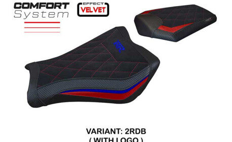 HOUSSE DE SELLE COMPATIBLE HONDA CBR 1000 RR (08-16) MODÈLE JANELA VELVET