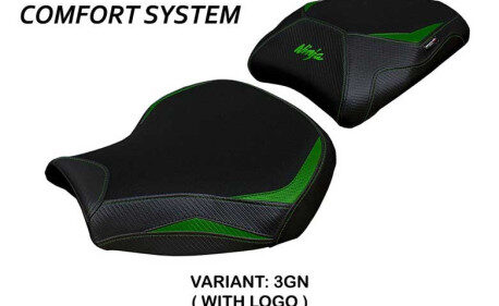 HOUSSE DE SELLE COMPATIBLE  KAWASAKI NINJA H2 1000 SX (18-22) MODÈLE MONIZ