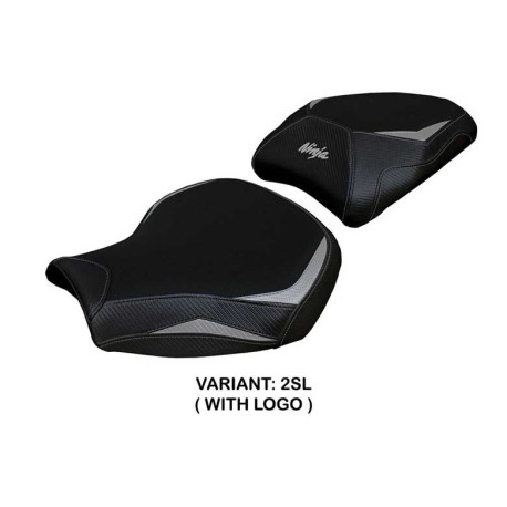 HOUSSE DE SELLE COMPATIBLE  KAWASAKI NINJA H2 1000 SX (18-22) MODÈLE MONIZ