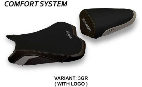 HOUSSE DE SELLE COMPATIBLE KAWASAKI NINJA ZX 10 R (08-10) MODÈLE AGRA 2