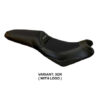 HOUSSE DE SELLE COMPATIBLE  KAWASAKI VERSYS 650 (07-22) MODÈLE ELBA TOTAL BLACK