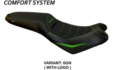 HOUSSE DE SELLE COMPATIBLE  KAWASAKI VERSYS 650 (07-22) MODÈLE NASIR