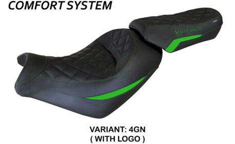 HOUSSE DE SELLE COMPATIBLE KAWASAKI VULCAN (14-22) MODÈLE TAIPEI