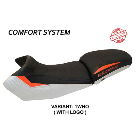 HOUSSE DE SELLE COMPATIBLE  KTM 1290 SUPER ADVENTURE S - T (15-20) MODÈLE EDEN S