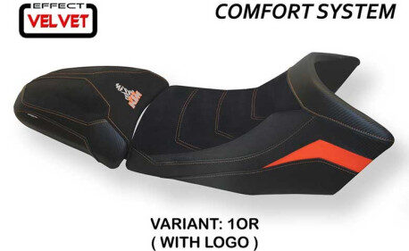 HOUSSE DE SELLE COMPATIBLE KTM 1290 SUPER ADVENTURE S - T (15-20) MODÈLE GAETA V