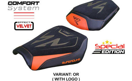 HOUSSE DE SELLE COMPATIBLE KTM 1390 SUPER DUKE R (DE 2024) MODÈLE KALIX SPECIAL