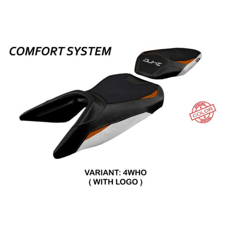 HOUSSE DE SELLE COMPATIBLE KTM 390 DUKE (17-22) MODÈLE HAITI