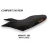 HOUSSE DE SELLE COMPATIBLE  KTM 990 SUPERMOTO T (09-16) MODÈLE POMPEI