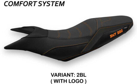 HOUSSE DE SELLE COMPATIBLE  KTM 990 SUPERMOTO T (09-16) MODÈLE POMPEI