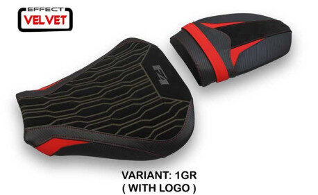 HOUSSE DE SELLE COMPATIBLE MV AGUSTA F4 (10-20) MODÈLE LENDORF VELVET