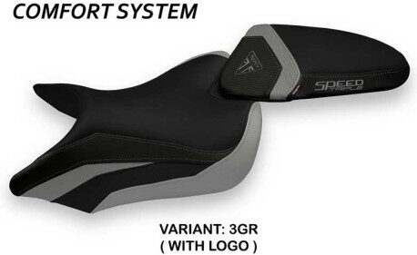 HOUSSE DE SELLE COMPATIBLE TRIUMPH SPEED TRIPLE (16-21) MODÈLE MAGLIE 1