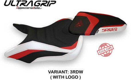 HOUSSE DE SELLE COMPATIBLE TRIUMPH SPEED TRIPLE (16-21) MODÈLE SPECIAL COLOR RES