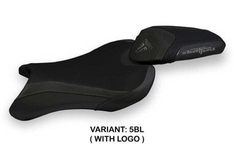 HOUSSE DE SELLE COMPATIBLE TRIUMPH STREET TRIPLE (17-22) MODÈLE SARZANA 1 STANDA