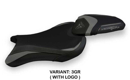 HOUSSE DE SELLE COMPATIBLE TRIUMPH STREET TRIPLE (17-22) MODÈLE SARZANA 1 STANDA